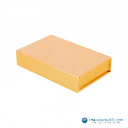 Magneetdoos Giftcard - Goud Glans - Premium - Inlay karton - Vooraanzicht