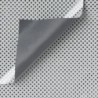 Inpakpapier - Stippen - Zilver op grijs (Nr. Zp948) - Close-up