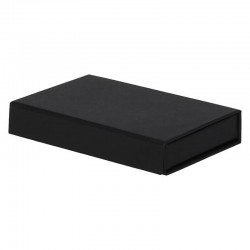 Magneetdoos - Zwart mat - Premium - zonder inlay - Zijaanzicht voor dicht