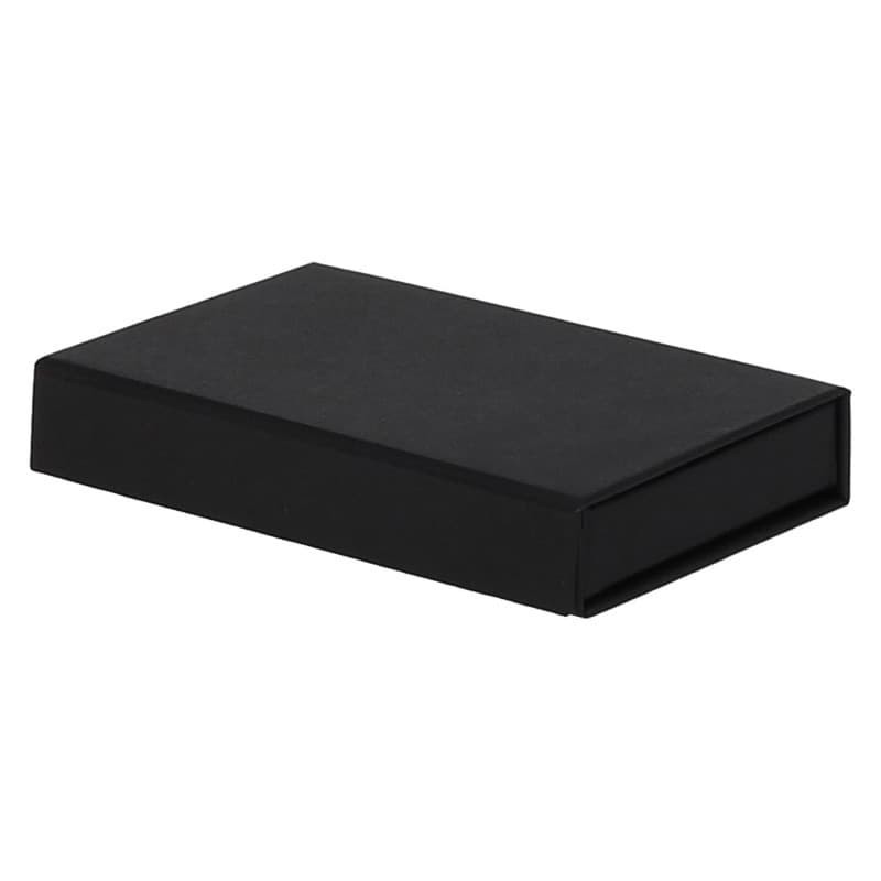 Magneetdoos - Zwart mat - Premium - zonder inlay - Zijaanzicht voor dicht
