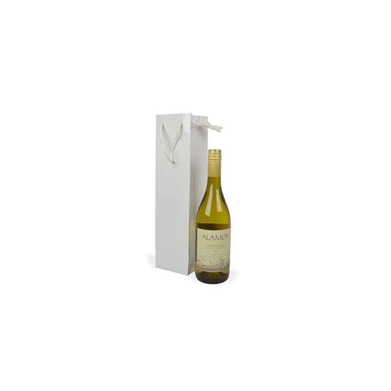 Wijntassen -  Wit Hoogglans - Luxe - Vooraanzicht gebruik