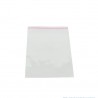 PP zakken met kleefstrip - A5 - Transparant - Vooraanzicht