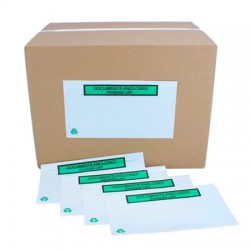 Paklijst enveloppen - Bedrukt A4 in 3 gevouwen - Gebruik