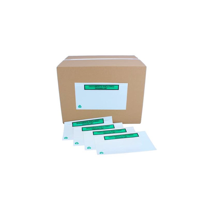 Paklijst enveloppen - Bedrukt A4 in 3 gevouwen - Gebruik