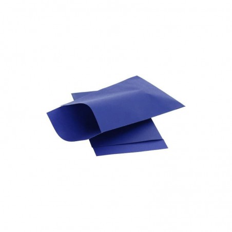 Papieren zakjes - Royal Blauw met royal blauw kraft (Nr. 1719)