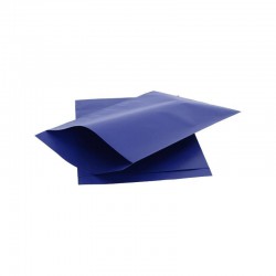 Papieren zakjes - Royal Blauw Kraft - Zijaanzicht