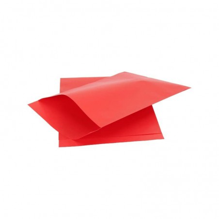 Papieren zakjes - Rood met rood kraft (Nr. 1715)