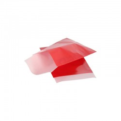 Papieren zakjes - Rood Glans - Zijaanzicht