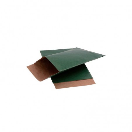 Papieren zakjes - Groen met bruin kraft (Nr. 101)