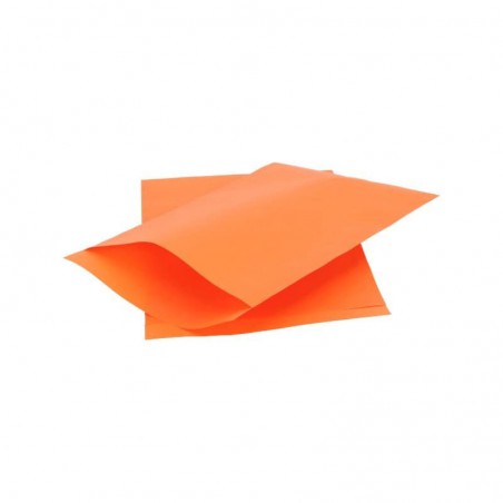 Papieren zakjes - Oranje met oranje kraft (Nr. 1707)