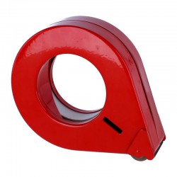 Tape Dispenser - Handdozensluiter - Rood - 38 mm - Premium - Zijaanzicht