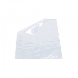 Plastic zakken vlak - 40 MU - Transparant - Vooraanzicht