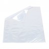 Plastic foliezakken - 100 MU - Transparant - Vooraanzicht