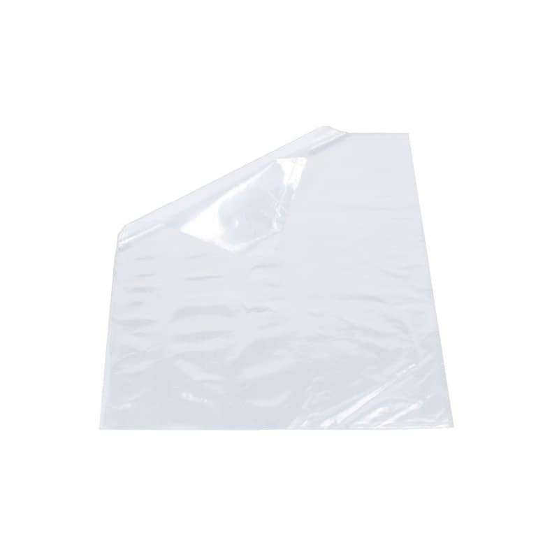 Plastic foliezakken - 50 MU - Transparant - Vooraanzicht