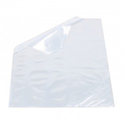 Plastic foliezakken - 25 MU - Transparant - Vooraanzicht