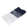 Plastic zakken vlak - 100 MU - Transparant - Vooraanzicht - Toepassingsfoto