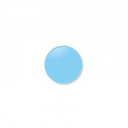 Stickers rond - Baby Blauw Mat - Close-up