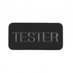 Tester Stickers - Zwart Mat - Vooraanzicht