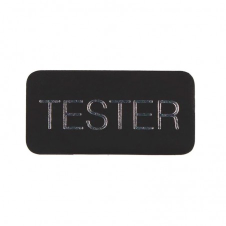 Tester Stickers - Zwart Mat