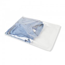 Plastic overhemdzakken - Transparant - Zijaanzicht