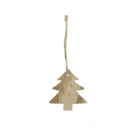 Houten hanger - Kerstboom - Bruin