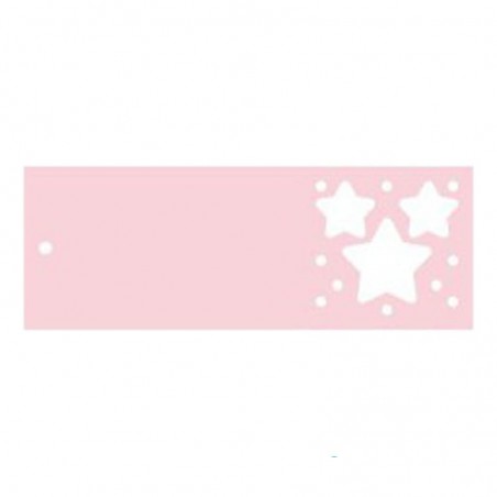 Cadeaulabels - STERREN - Pastel Roze