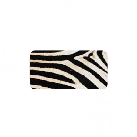 Cadeau stickers - Zebra - Zwart en wit Glans