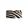 Cadeau stickers - Zebra - Zwart en wit glans - Close-up