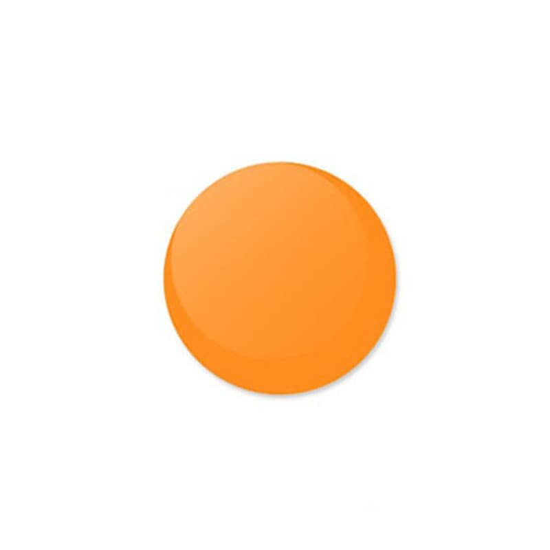 Stickers rond - Fluor Oranje Mat - Vooraanzicht