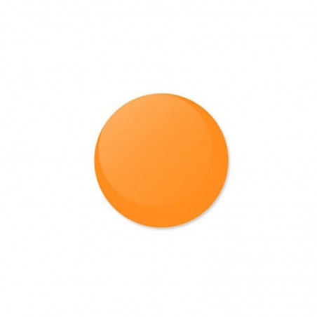 Stickers rond - Fluor Oranje Mat