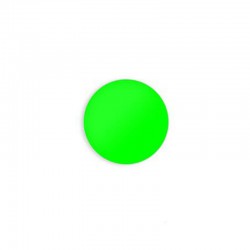 Stickers rond - Fluor Groen Mat - Vooraanzicht