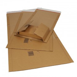Boekverpakkingen - A4 - Bruin - Toepassingsfoto