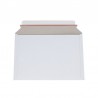 Akte enveloppen met plakstrip en venster - Zijopening - Wit - Per pallet - Bovenaanzicht
