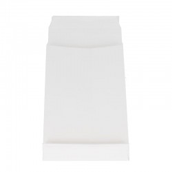 Blokbodem geschenkzakjes papier - Wit (Monster) - Per pallet - Plat bovenaanzicht