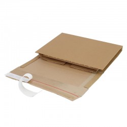 Boekverpakkingen - B5 - Bruin - Per pallet - Plakstrip