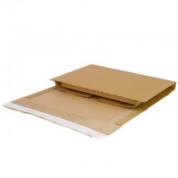 Boekverpakkingen - A4 - Bruin - Per pallet - Plat