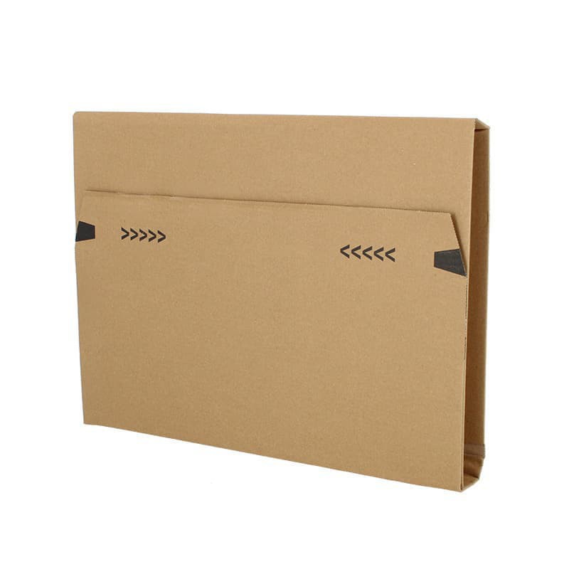 Boekverpakkingen - C4+ - Bruin - Per pallet - Zijaanzicht