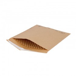 Luchtkussen enveloppen - A5 - Papier - Bruin - Bovenaanzicht voorkant