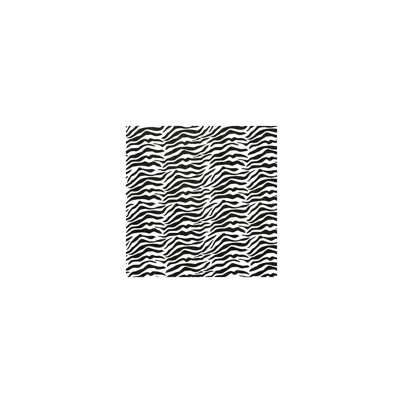 Inpakpapier - Zebra - Zwart op wit (Nr. 1025) - Close-up