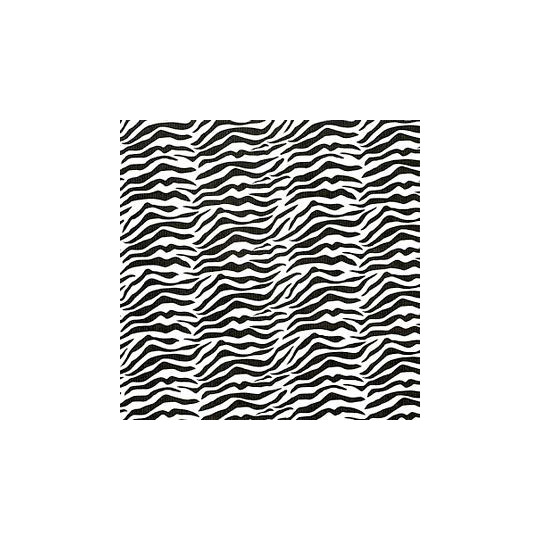 Inpakpapier - Zebra - Zwart op wit (Nr. 1025)
