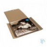 LP Doos - Vinyl plaat verpakking - Bruin - Zijaanzicht gebruik