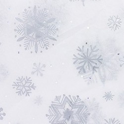 Zijdepapier - Sneeuwvlokken - Diamant - Close-up