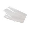 Plastic zakken zijvouw - 70 MU - Transparant - Zijaanzicht